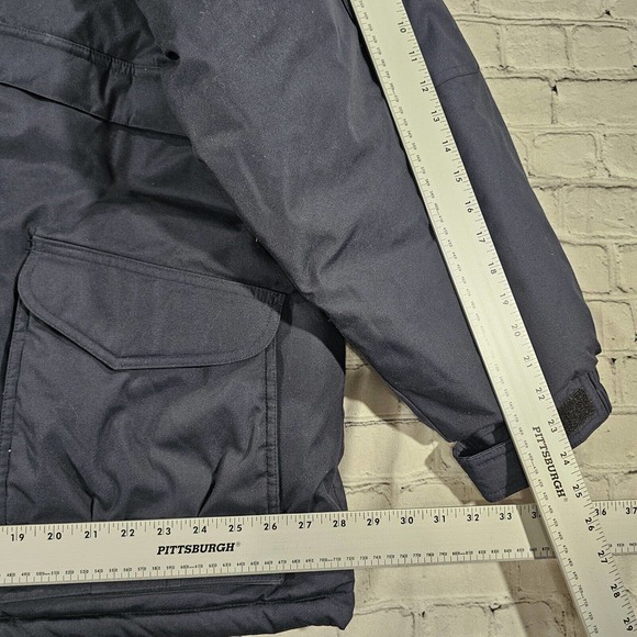 Red Kap Heavyweight Parka Hooded RESURGENS Water Repellent JP70 Blue MENS SZ XL - Picture 4 of 10